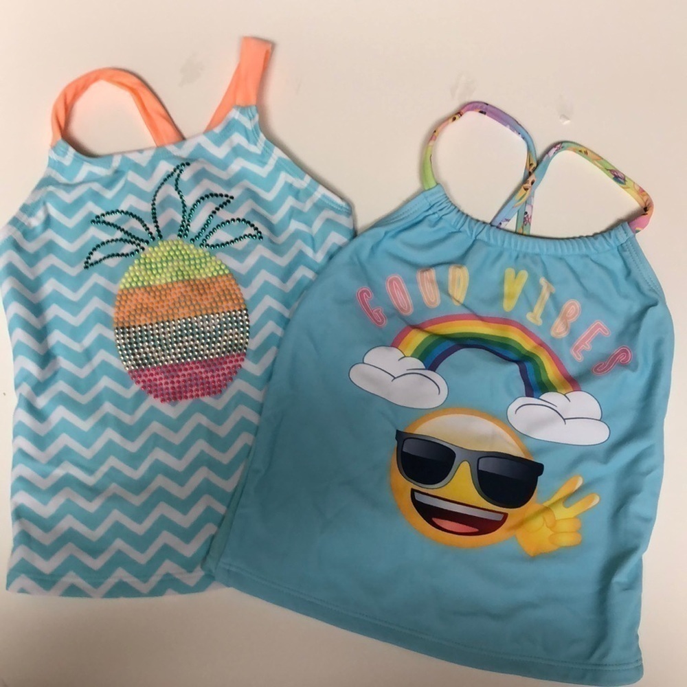 Girls bathing suit tops (new)